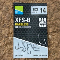 Preston Innovations XFS-B Barbless Spade End Hooks